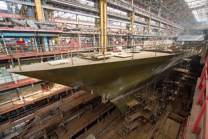 Как строят военные корабли