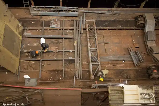 Как строят военные корабли