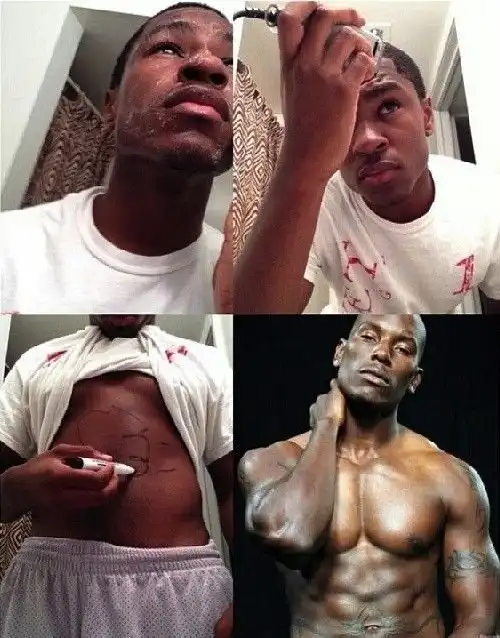 Парни при помощи макияжа пародируют звезд