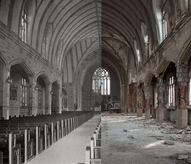 Детройт тогда и сейчас