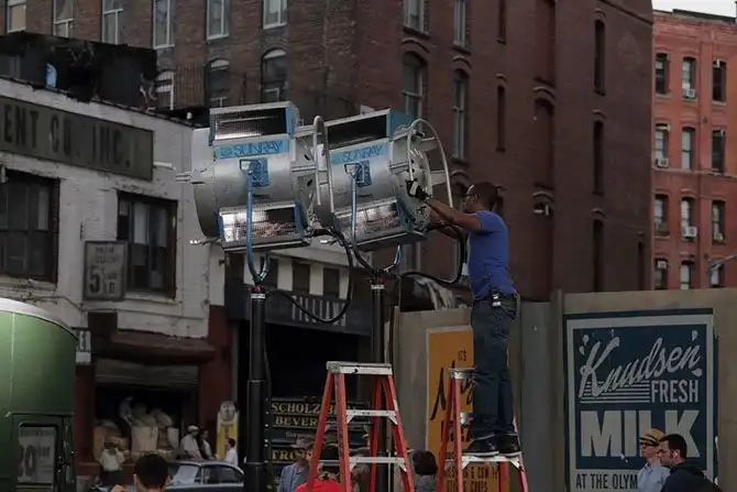 На съемочной площадке фильма Стивена Спилберга