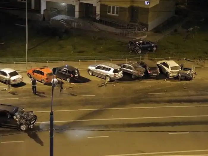 Серьезные последствия аварии в районе Ходынского поля