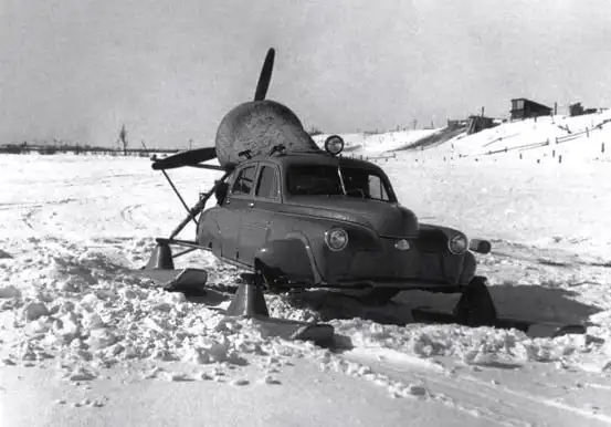 «Победа» с пропеллером