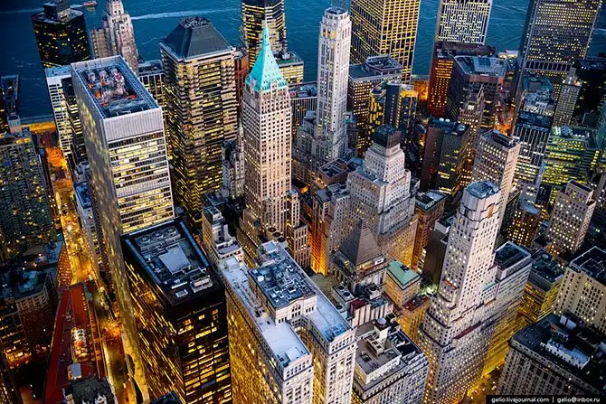 Нью-Йорк с высоты