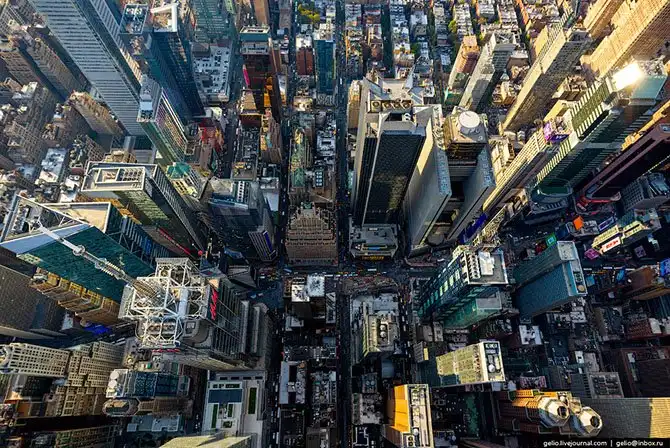 Нью-Йорк с высоты