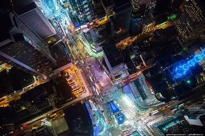 Нью-Йорк с высоты