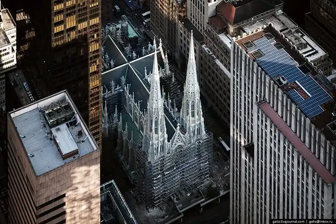 Нью-Йорк с высоты