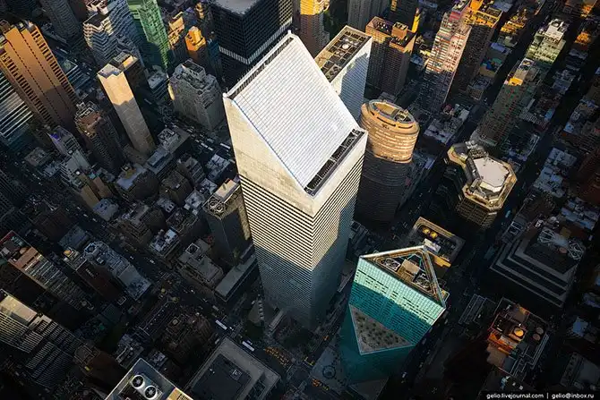 Нью-Йорк с высоты