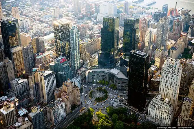 Нью-Йорк с высоты