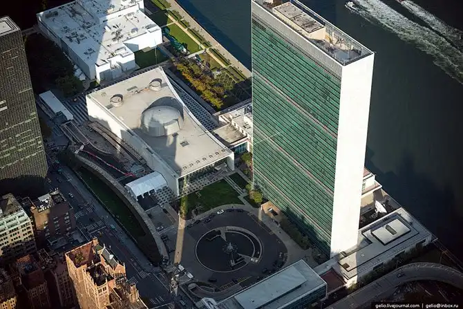 Нью-Йорк с высоты