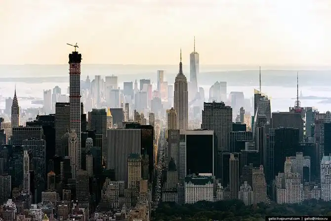 Нью-Йорк с высоты