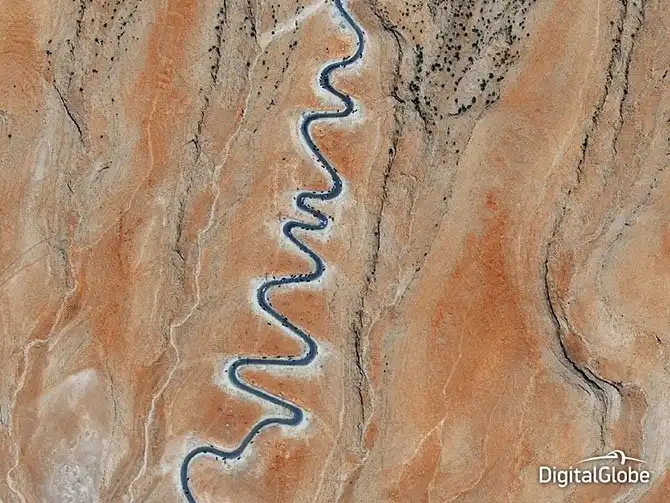 Лучшие спутниковые фотографии 2014 года от DigitalGlobe