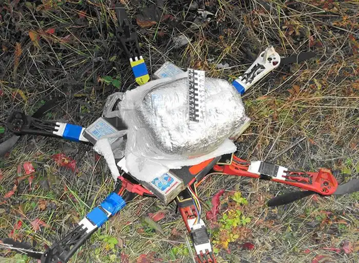 Преступники использовали гексакоптер для доставки контрабанды в колонию