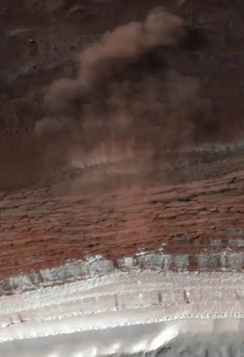 Необычные бури и песчаные столбы на Марсе ставят ученых в тупик