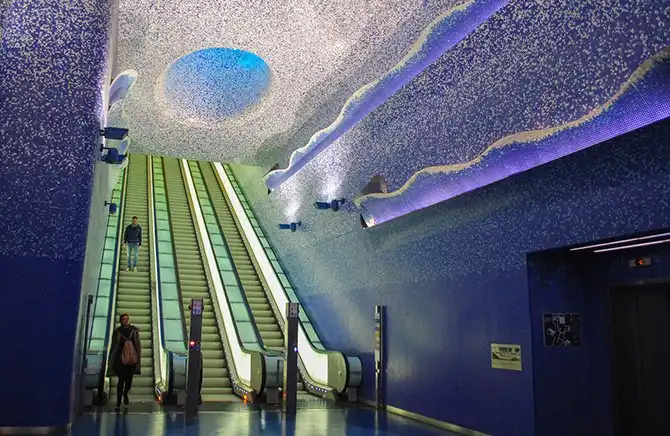 10 станций метро с самым неординарным интерьером