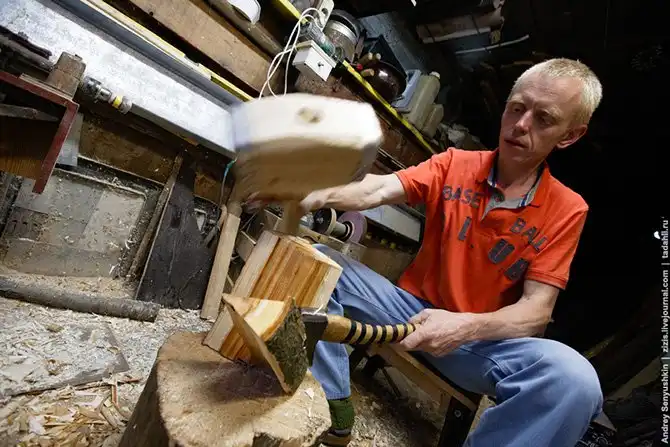 Как делают деревянные ложки
