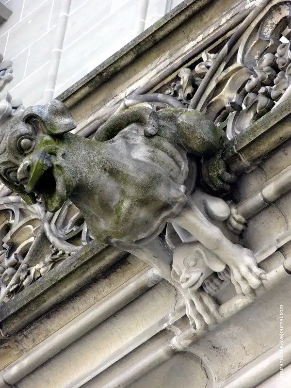 Очарование старины Берна в обрамлении цветов