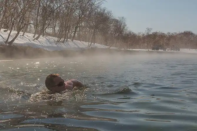 Путешествие по горячим рекам Камчатки