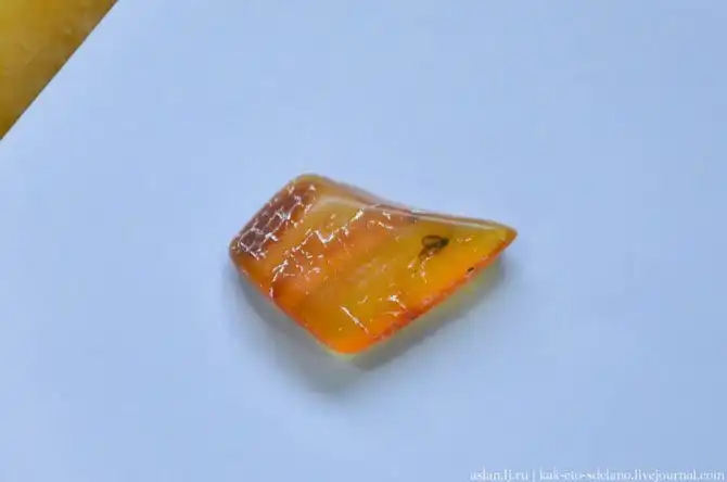 Как обрабатывают янтарь