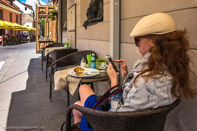 Прогулка по солнечному Вильнюсу