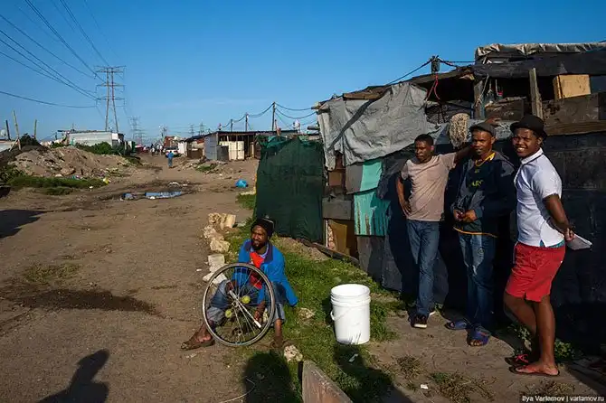 Прогулка по трущобам Кейптауна