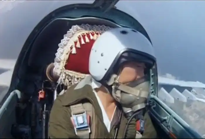 Селфи пилота Северной Кореи из кабины штурмовика СУ-25