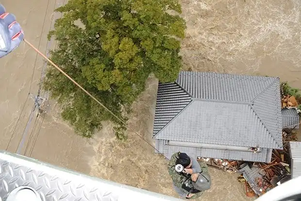 Как Япония спасается от наводнения