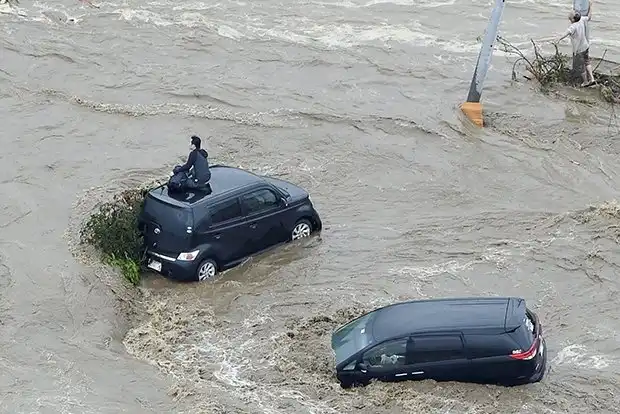 Как Япония спасается от наводнения