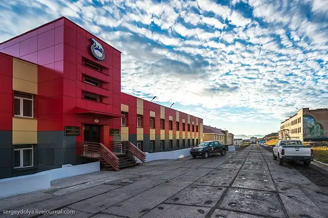 Прогулка по российскому городу в Норвегии