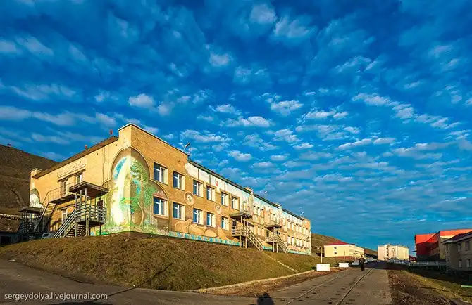 Прогулка по российскому городу в Норвегии