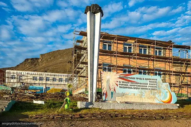 Прогулка по российскому городу в Норвегии