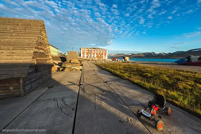 Прогулка по российскому городу в Норвегии