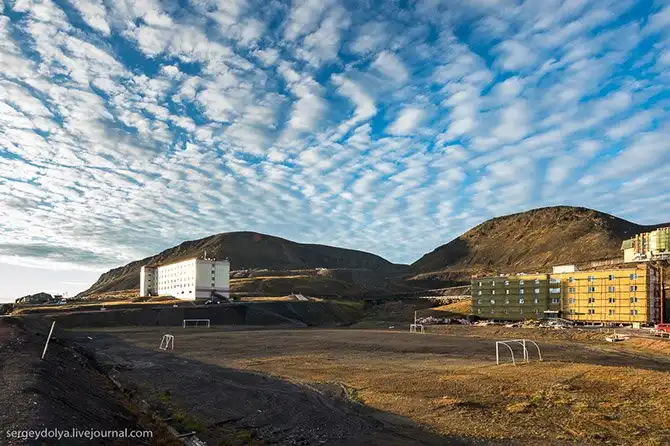 Прогулка по российскому городу в Норвегии