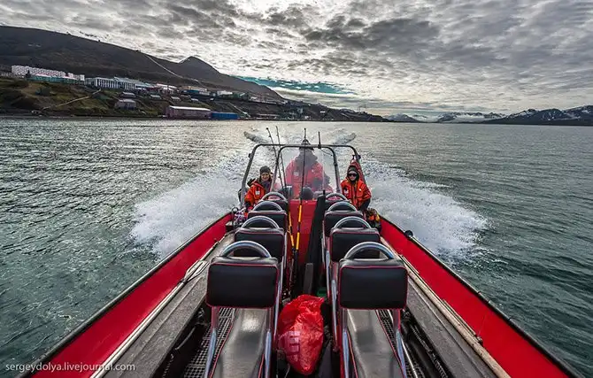 Прогулка по российскому городу в Норвегии