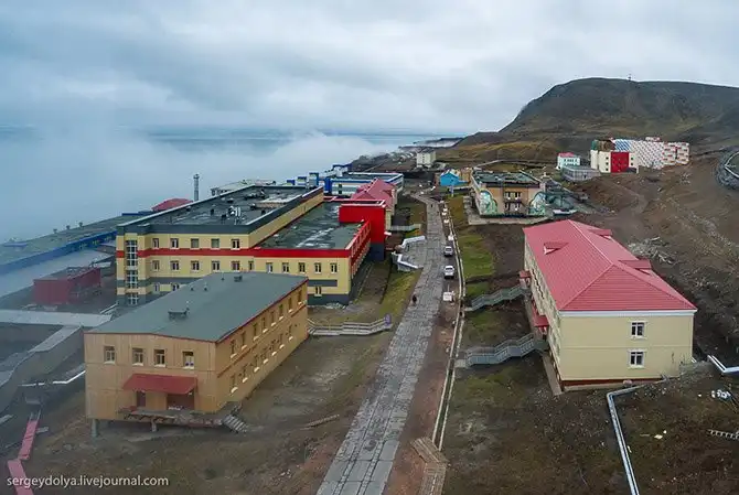 Прогулка по российскому городу в Норвегии