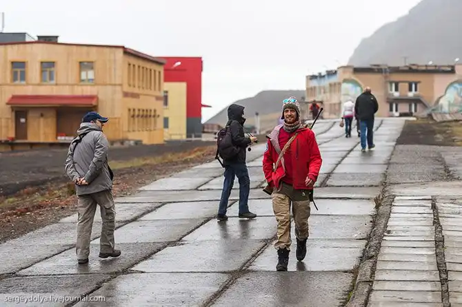 Прогулка по российскому городу в Норвегии