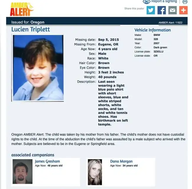 Как ищут похищенных детей в США