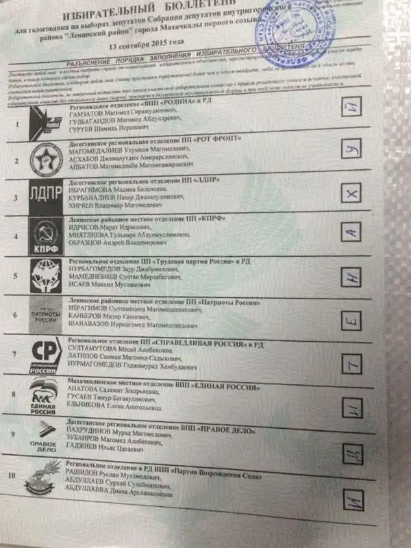 Я вас не выбираю: крик души в испорченных бюллетенях