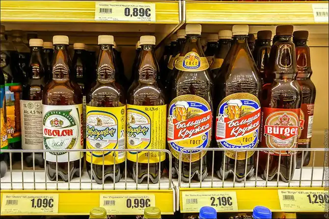 Цены на продукты в русском магазине в Германии