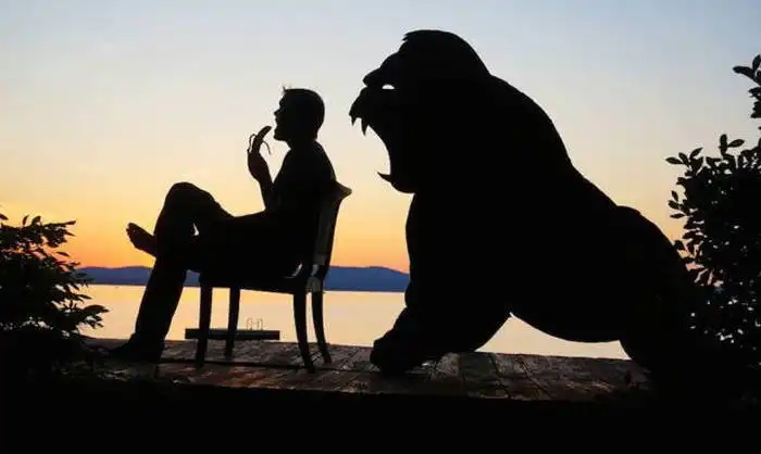 Креативный фотопроект Джона Маршалла «Селфи на закате»