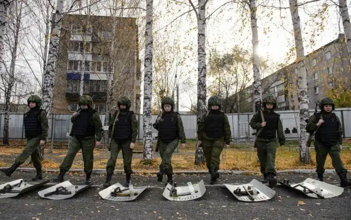 Показательное выступление женского спецназа ГУФСИН