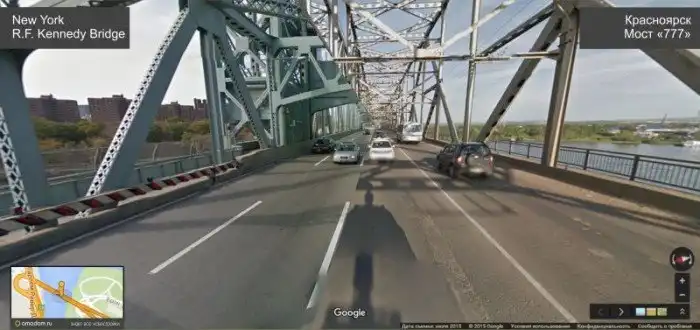 Склеенные панорамы Google Street View показали сходство между Нью-Йорком и Красноярском