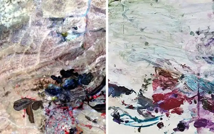 Фотографии Земли из космоса удивительно похожие на знаменитые картины