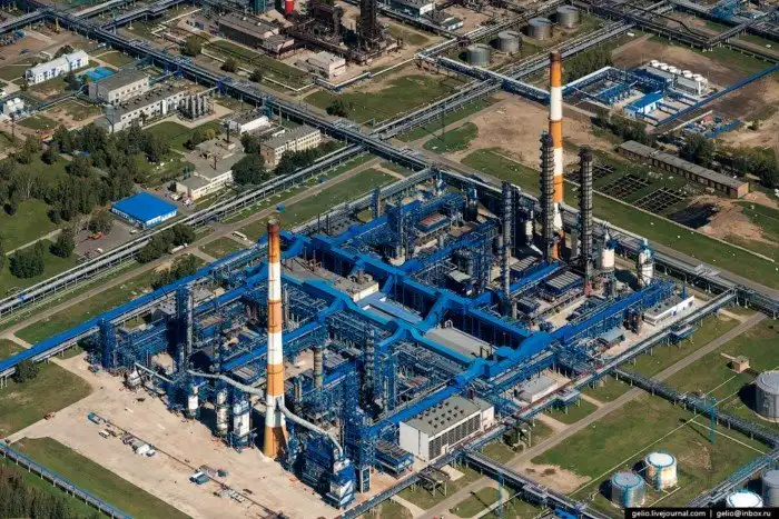 Омск с вертолёта