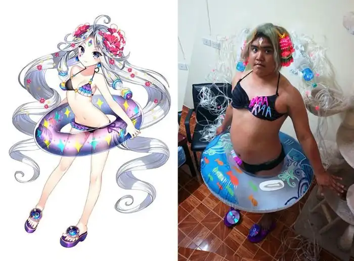 Дешевый косплей от тайского парня