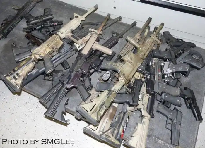 Оружейная комната «Морских котиков» ВМС США