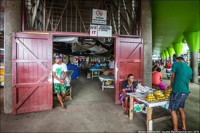 Колхозный рынок на Фиджи