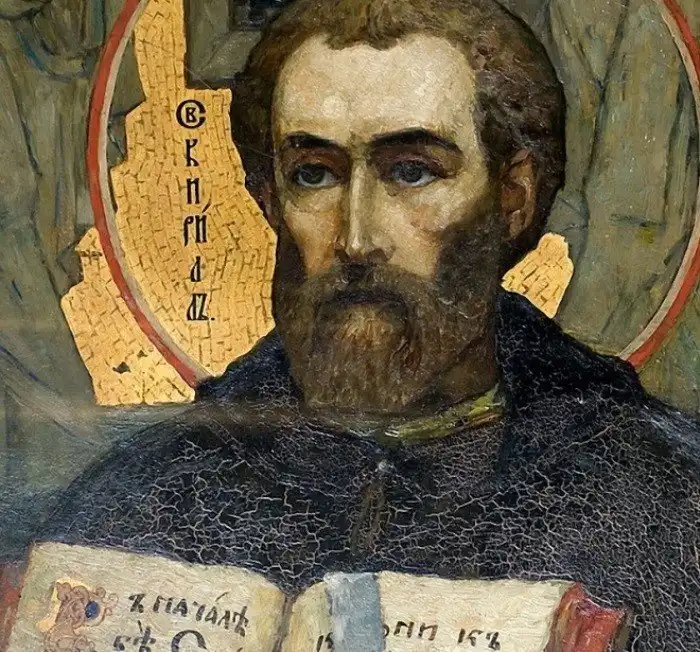 Портрет невесты вместо лика святой: кого изобразил художник М. Нестеров на фреске Владимирского собора