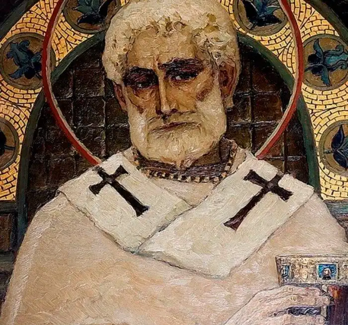 Портрет невесты вместо лика святой: кого изобразил художник М. Нестеров на фреске Владимирского собора