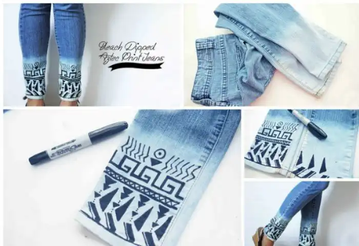 Стильный деним: 16 крутейших идей трансформации старых джинсов